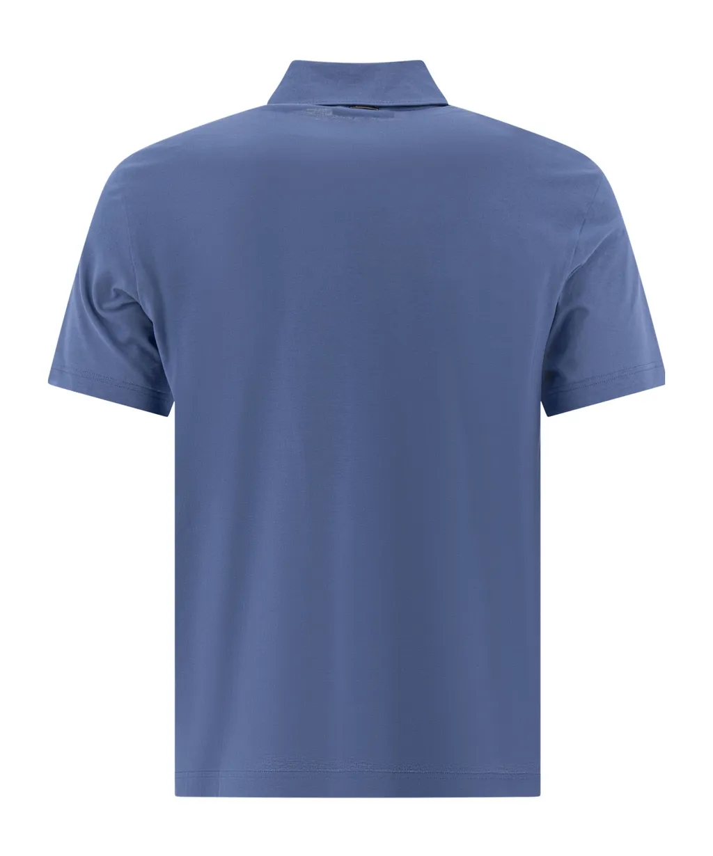 Button-Fastened Polo Shirt
