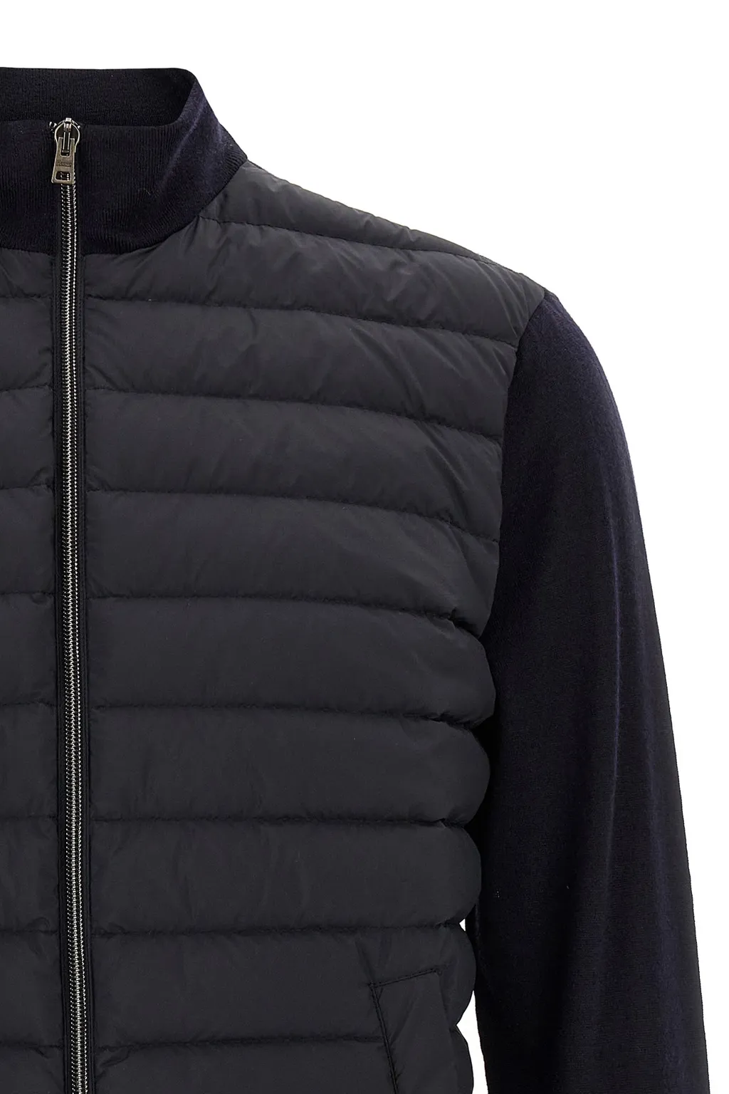 Quilted Zipped Down Jacket