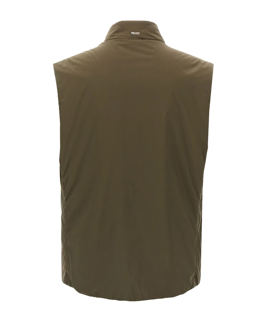 Zip-Up Sleeveless Gilet