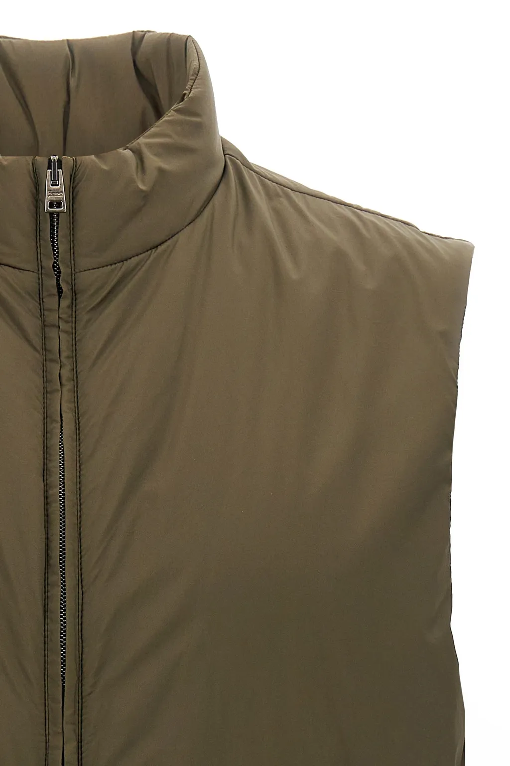 Zip-Up Sleeveless Gilet