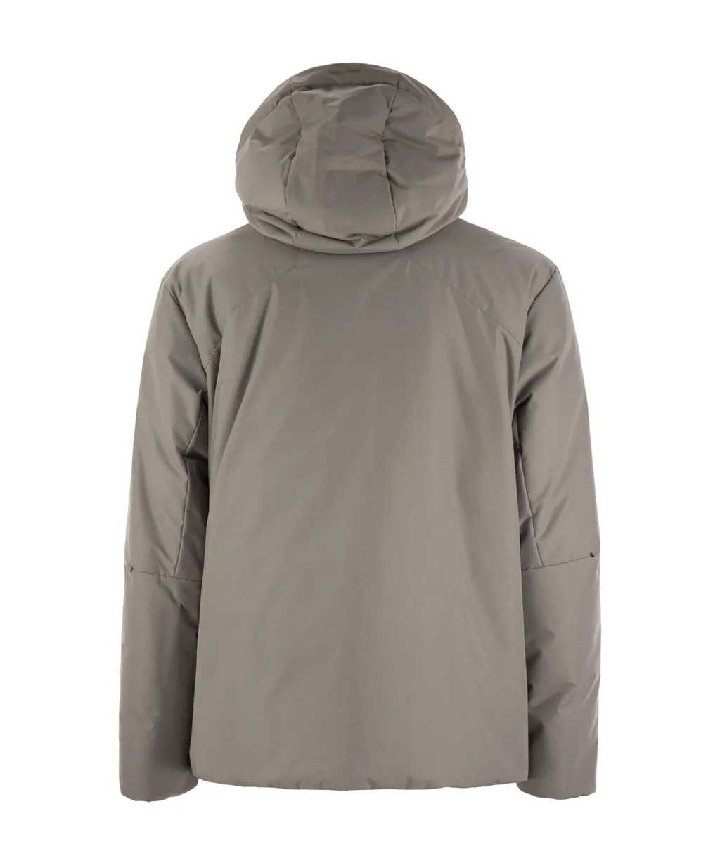 Long-Sleeved Hooded Jacket