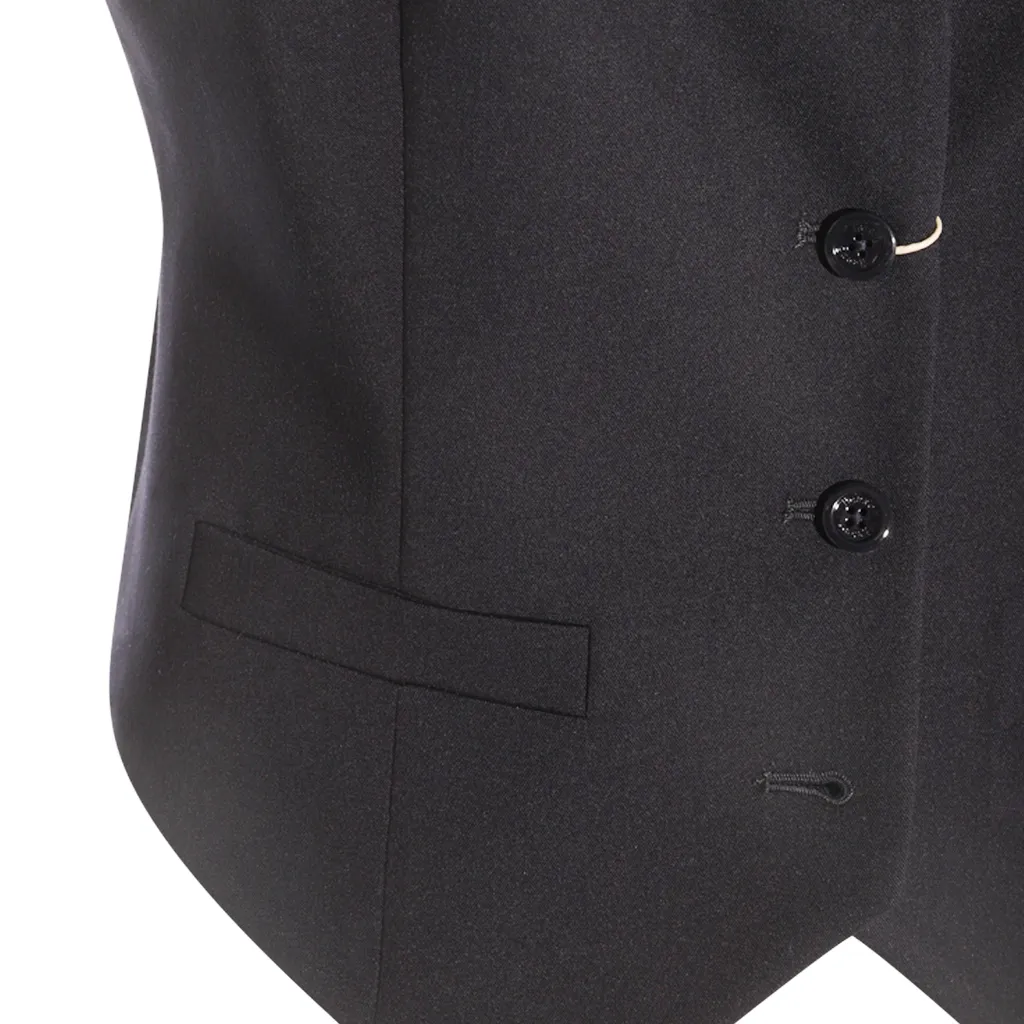Logo-Jacquard V-Neck Waistcoat