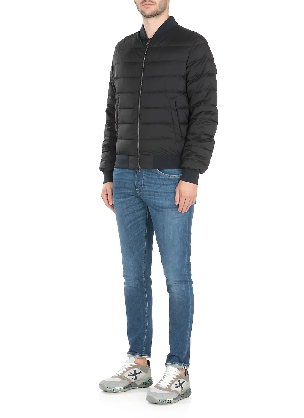 L'aviatore Padded Bomber Jacket