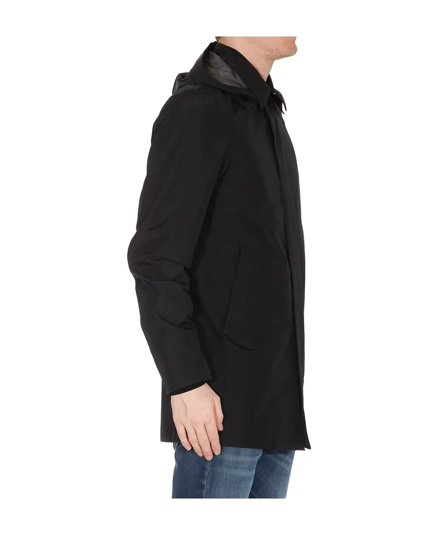 Long-Sleeved Hooded Jacket