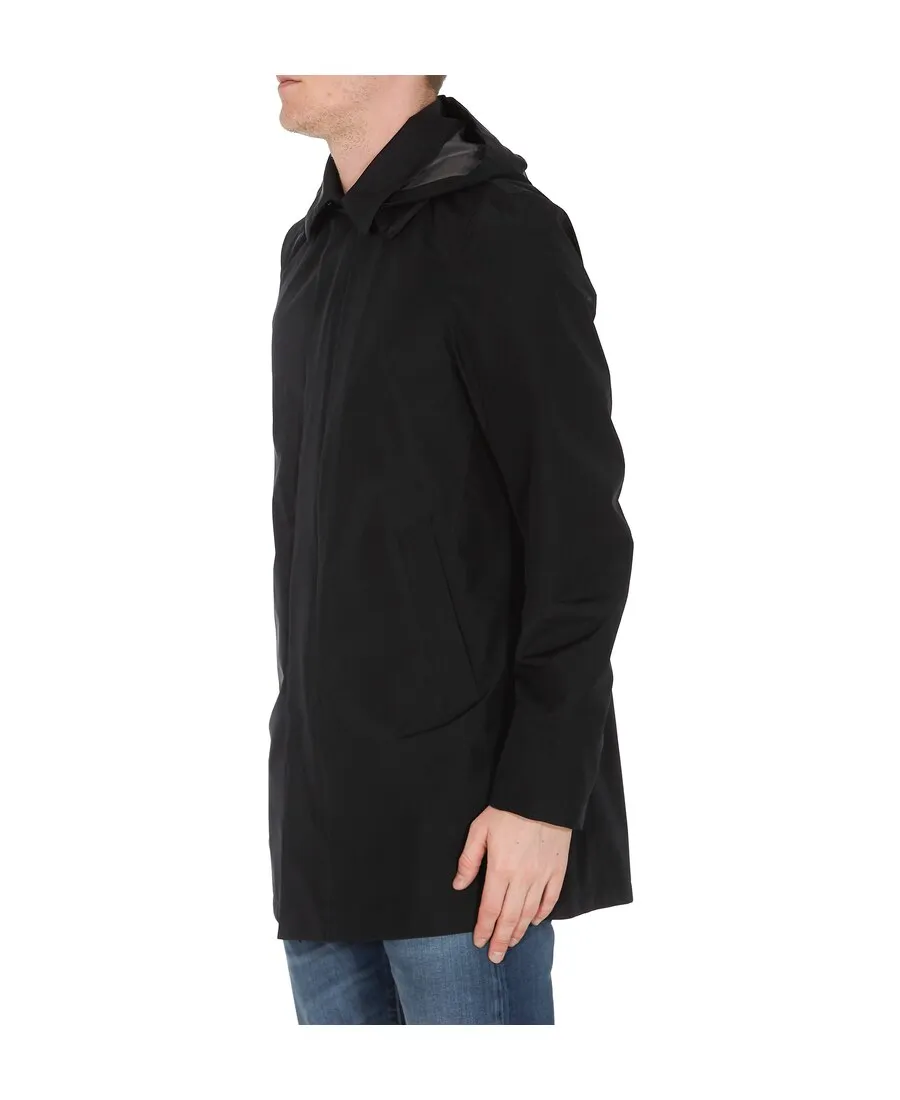 Long-Sleeved Hooded Jacket