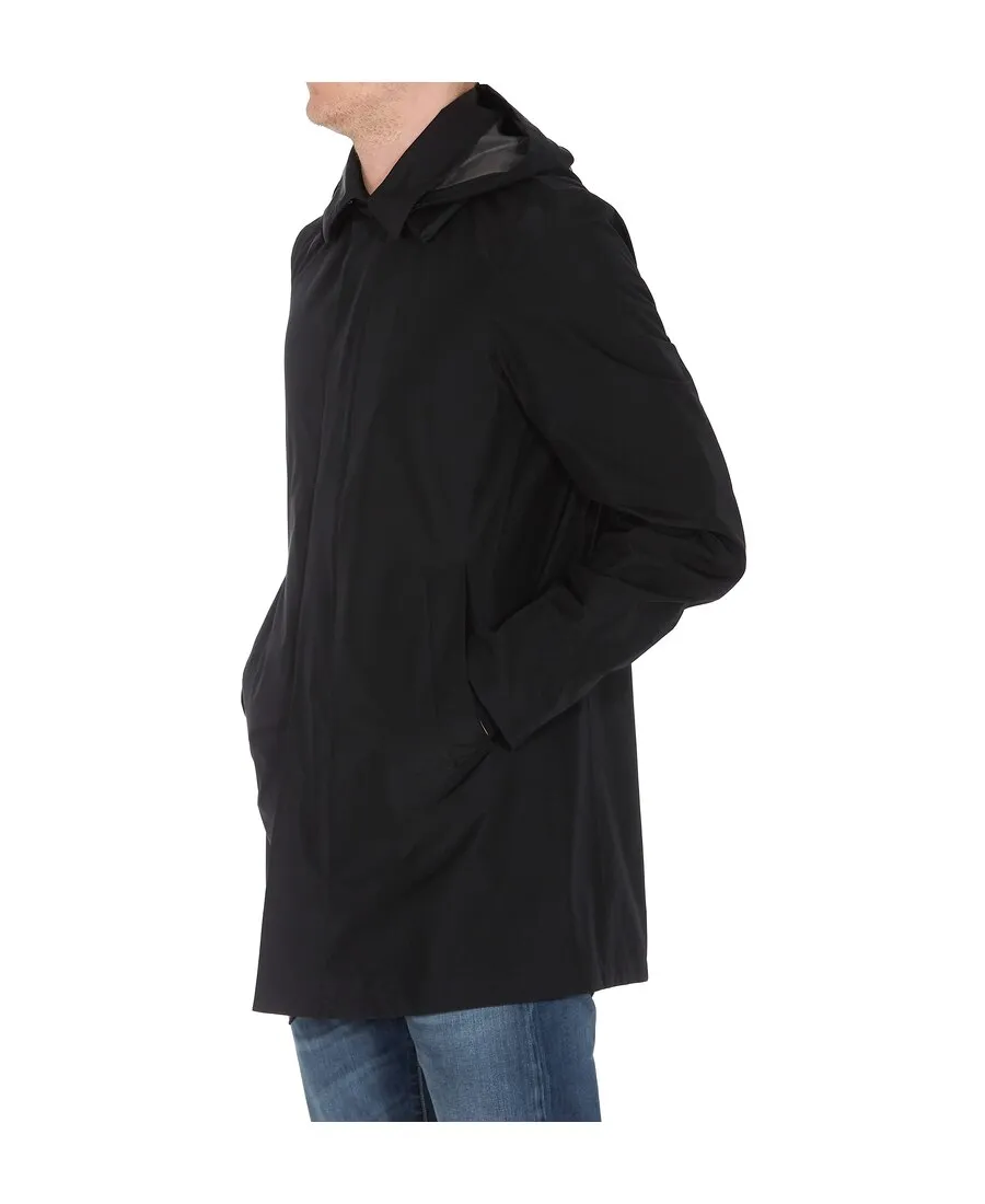 Long-Sleeved Hooded Jacket