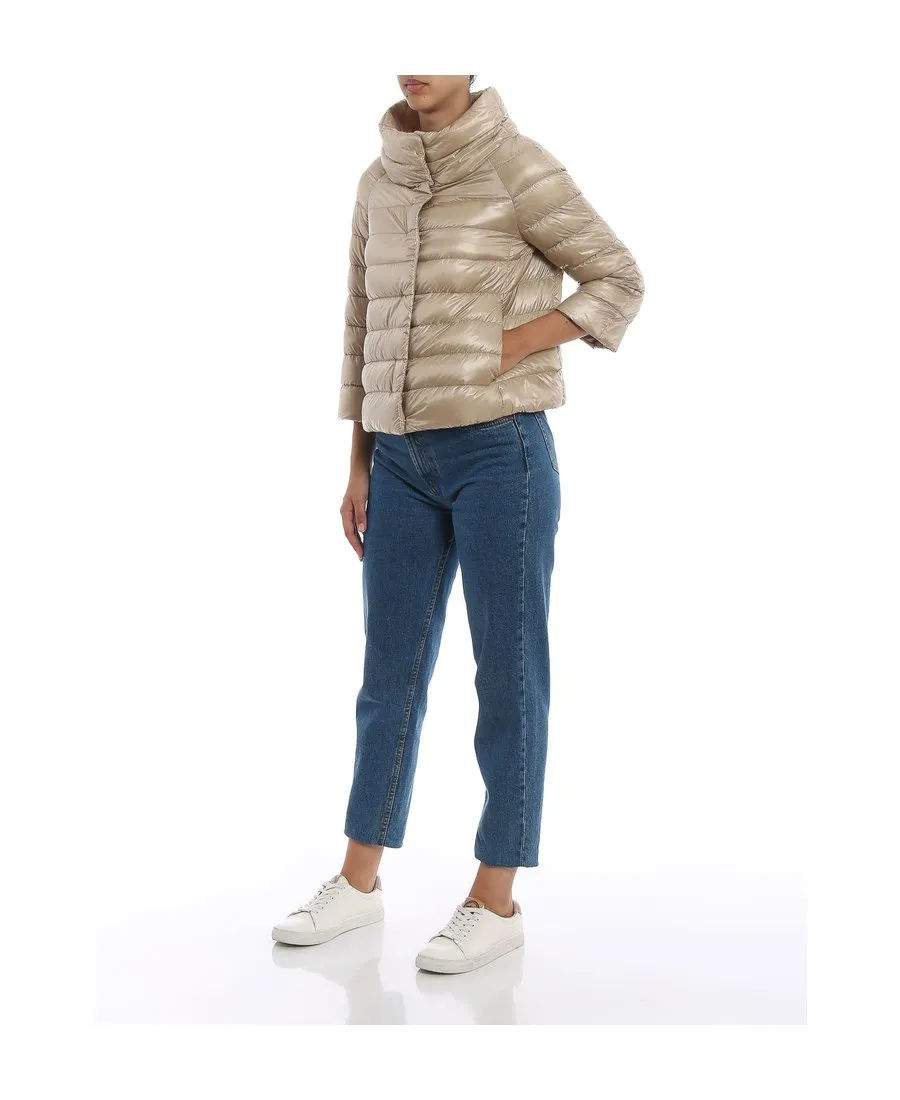 Ultralight Quilted High-Shine Puffer Jacket