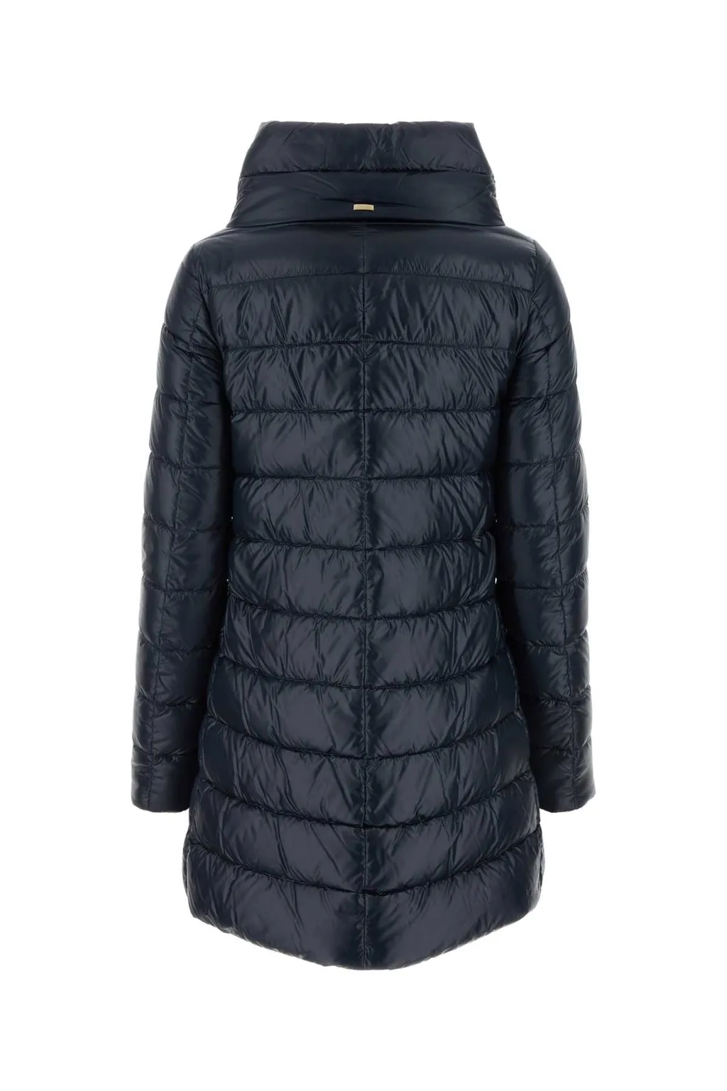 Amelia Quilted High-Neck Coat