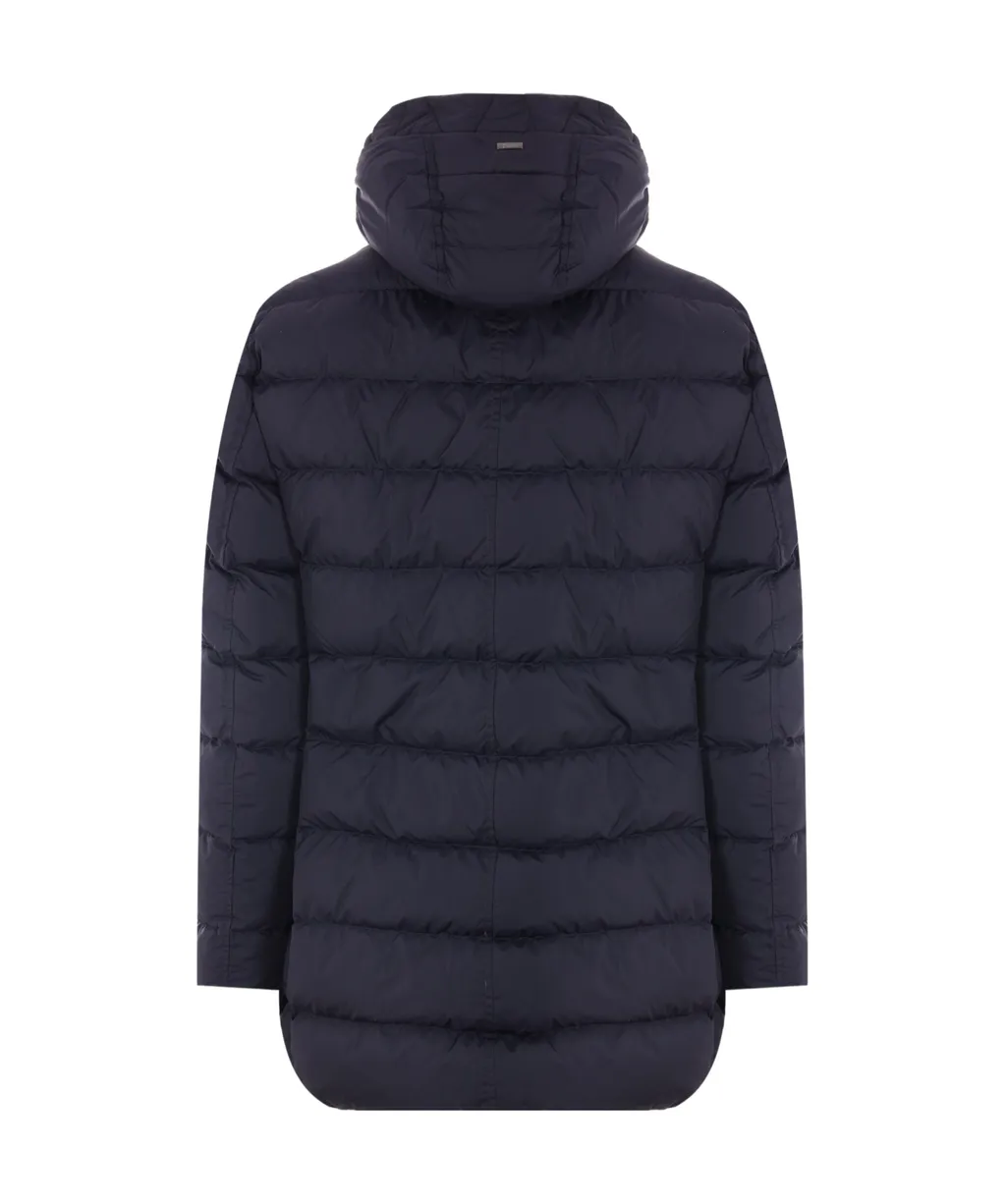 Hooded Quilted Down Coat