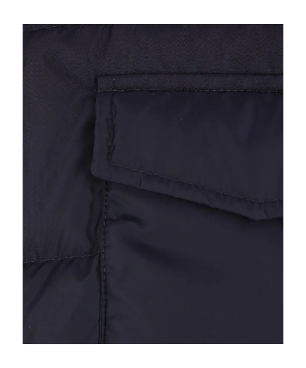 Hooded Quilted Down Coat