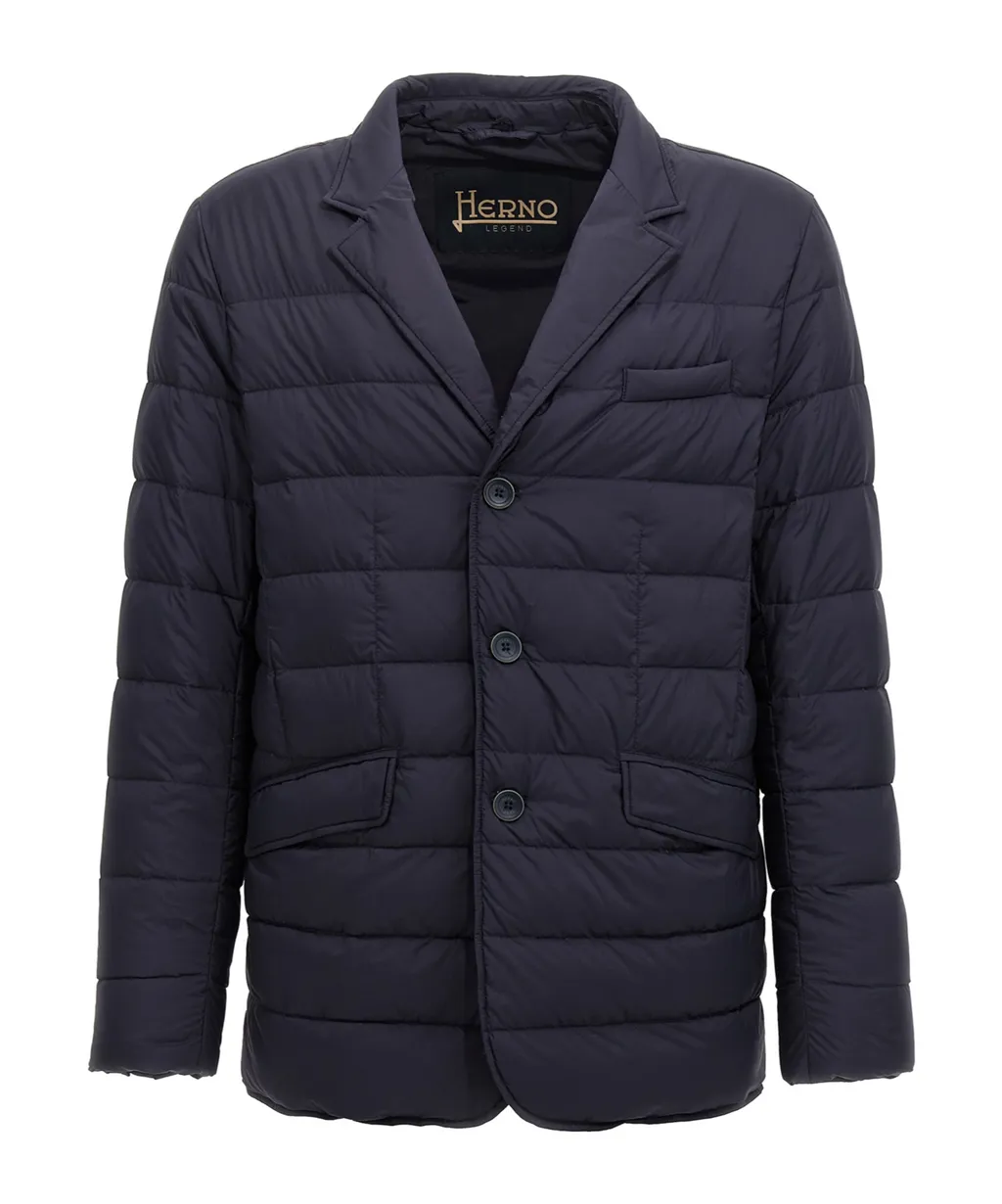 Layered Effect Quilted Coat