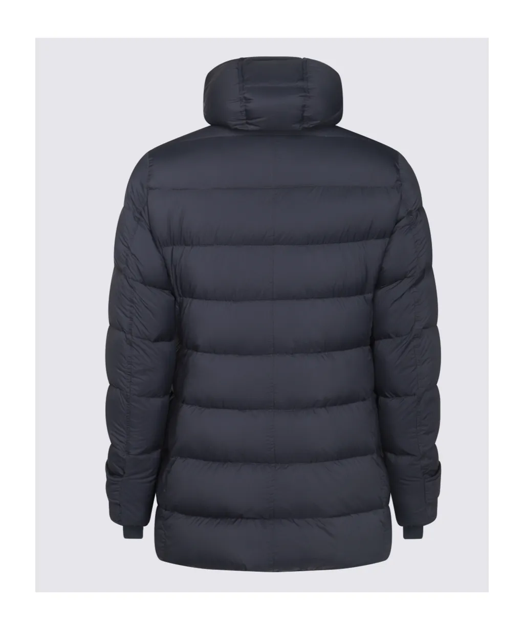Long-Sleeved Hooded Padded Jacket