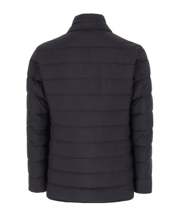 Layered Effect Quilted Coat