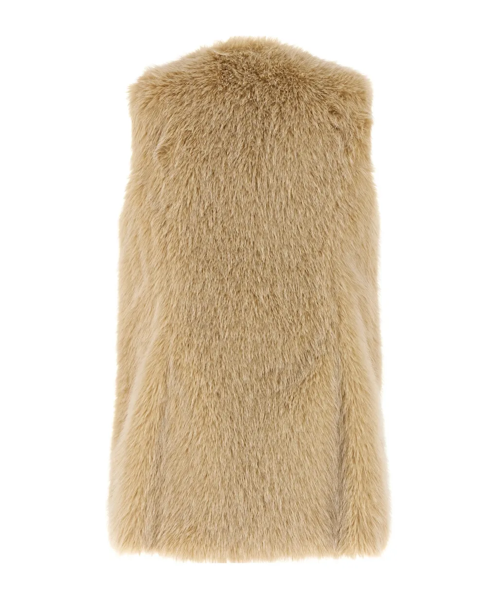 Faux-Fur Sleeveless Gilet