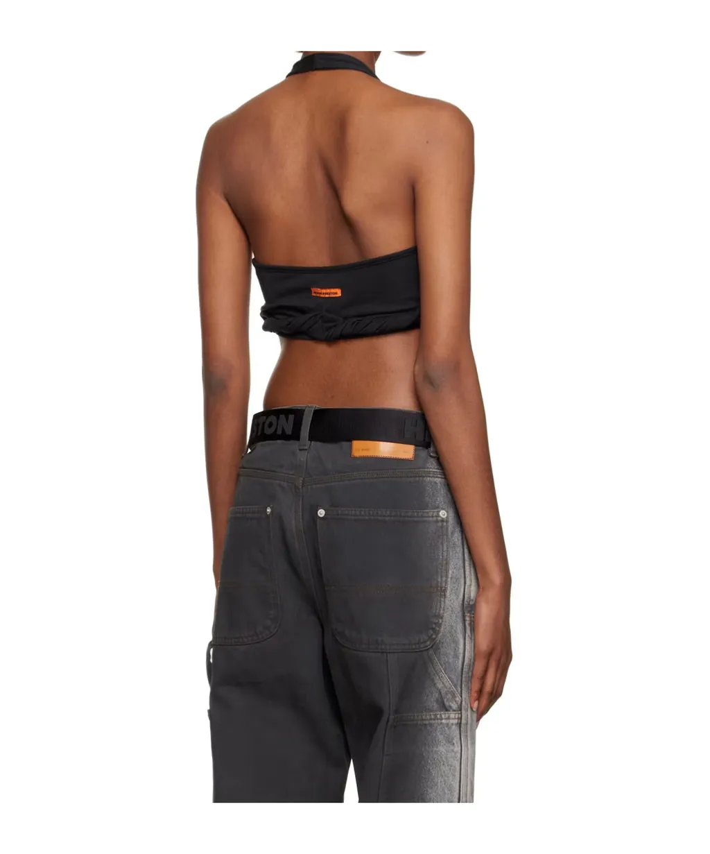 Open Back Twist Detail Vest