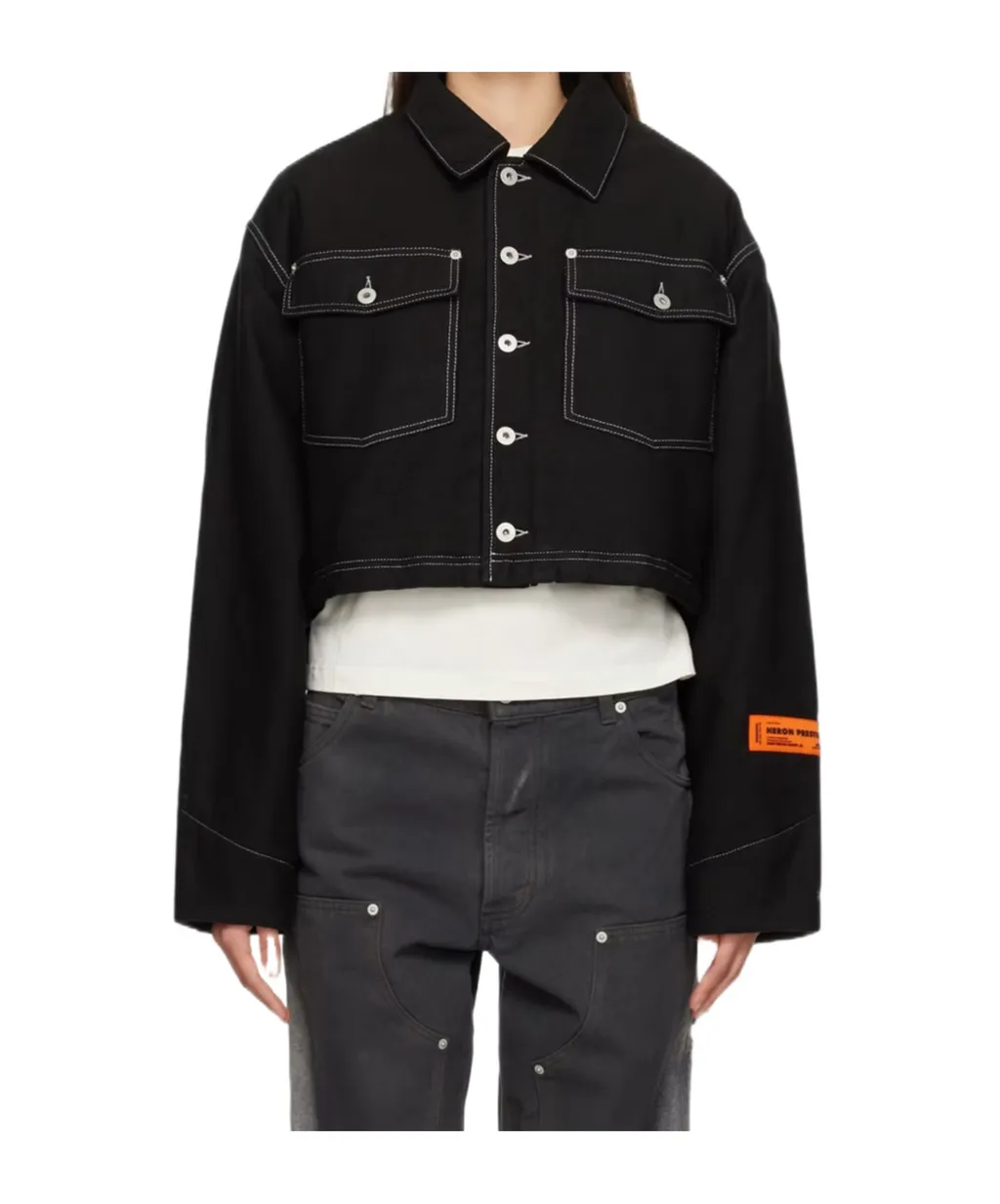 Short Button Cotton Jacket