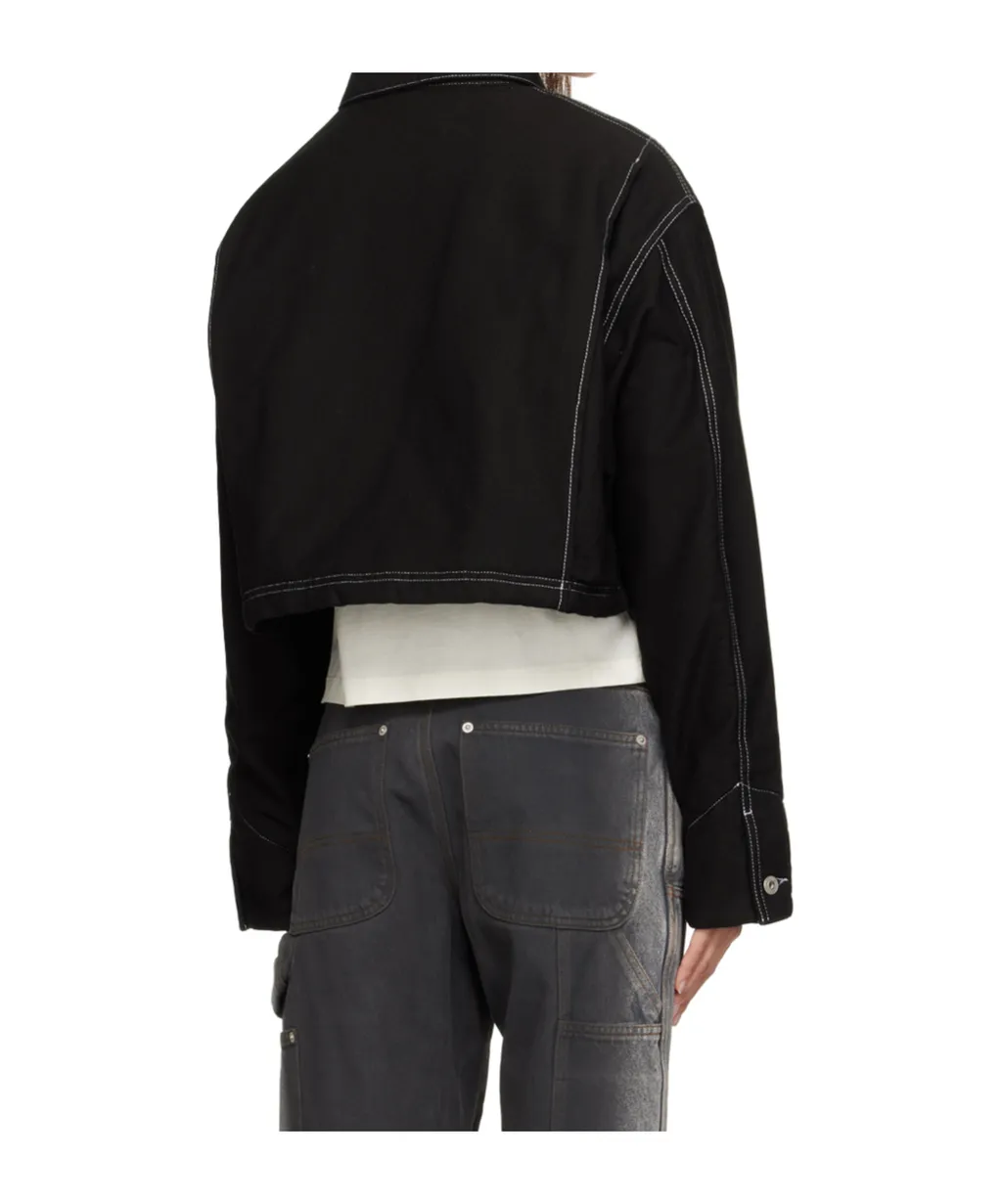 Short Button Cotton Jacket