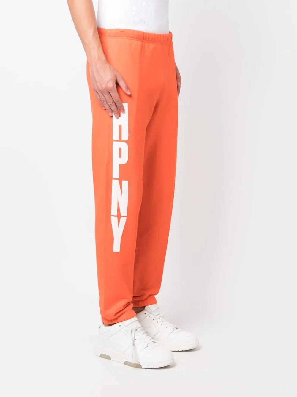 Hpny-Print Tapered Track Pants