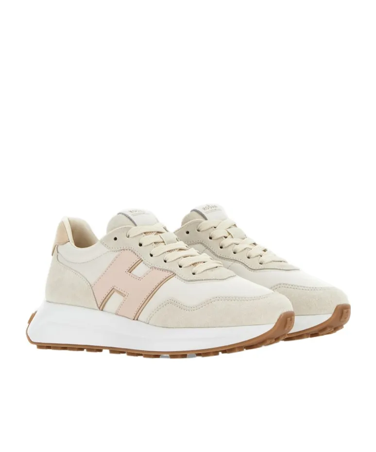 Logo Patch Panelled Sneakers