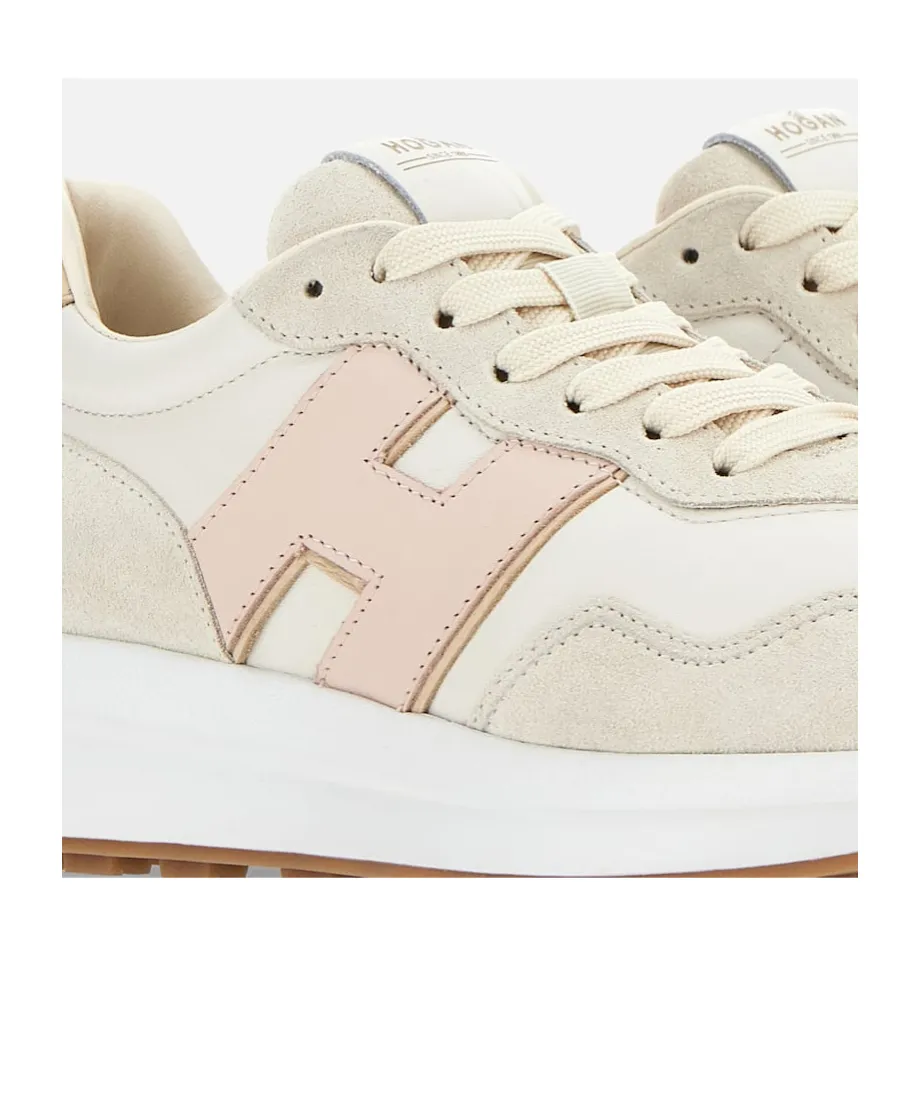 Logo Patch Panelled Sneakers