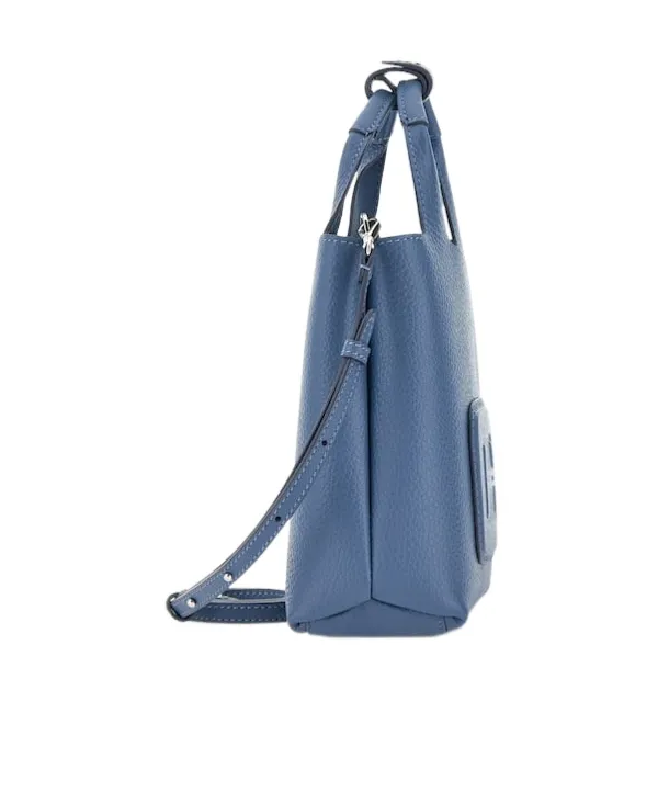 Logo Embossed H-Bag Mini Shopping Bag