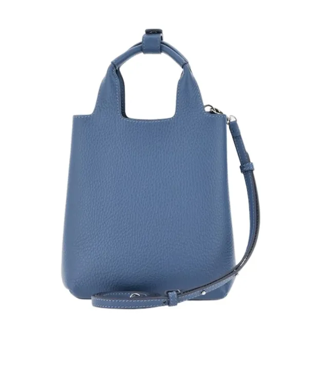 Logo Embossed H-Bag Mini Shopping Bag