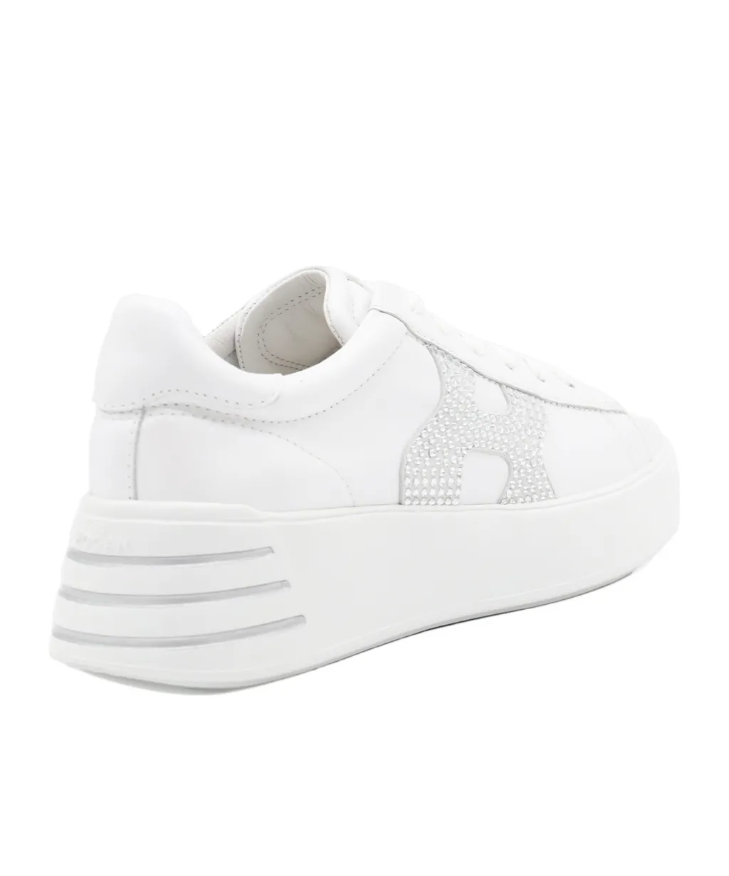 Logo Embellished Lace-Up Sneakers