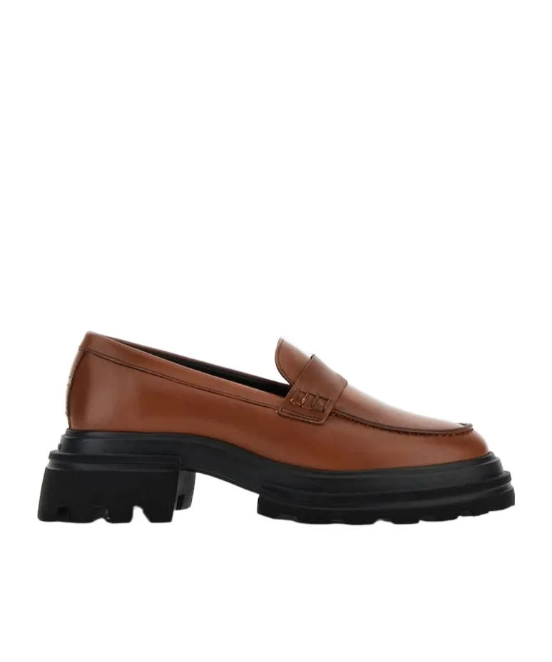 Round-Toe Slip-On Loafers