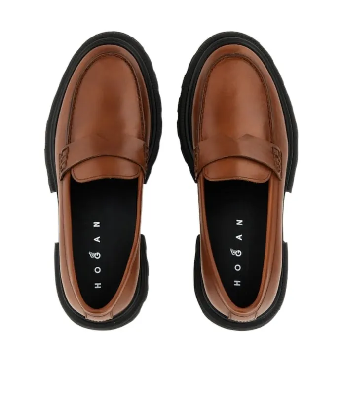 Round-Toe Slip-On Loafers