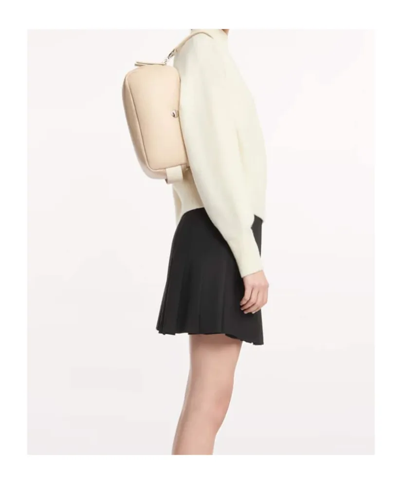 Doppia Leather Shoulder Bag