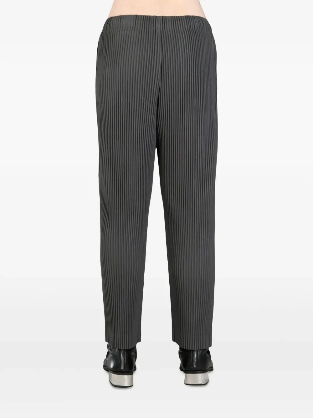 Pleated Tapered Leg Trousers