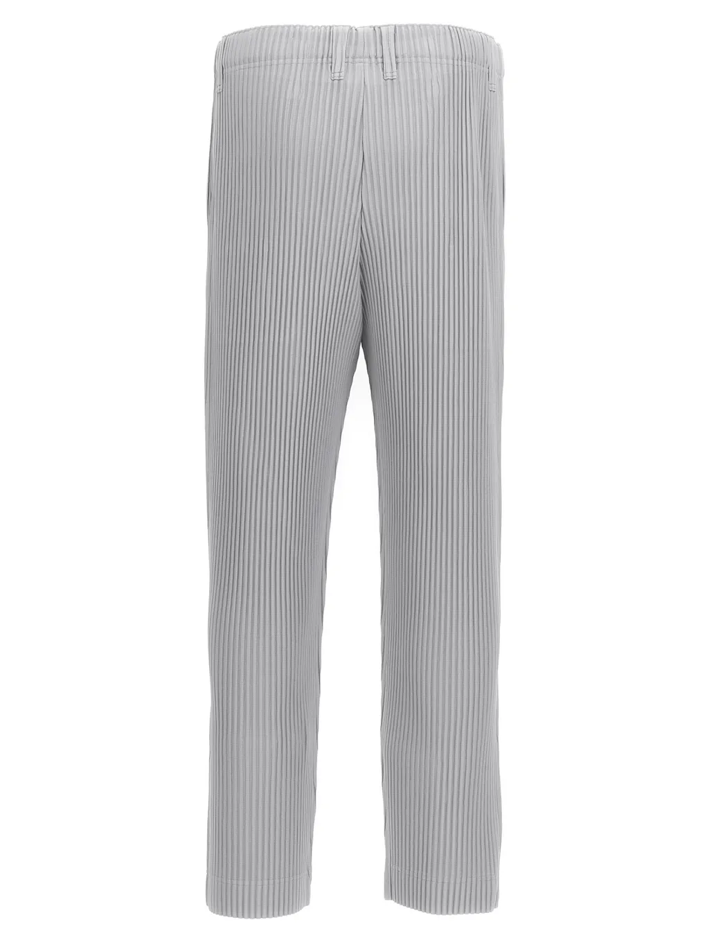Pleated Straight-Leg Trousers