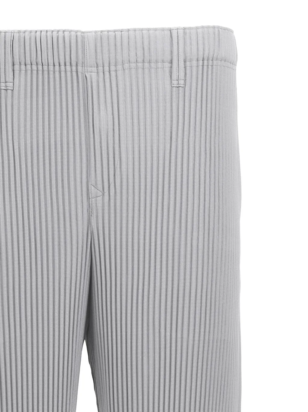 Pleated Straight-Leg Trousers