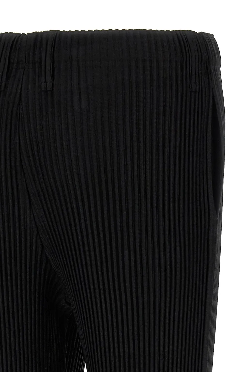 Elasticated Waistband Pleated Trousers