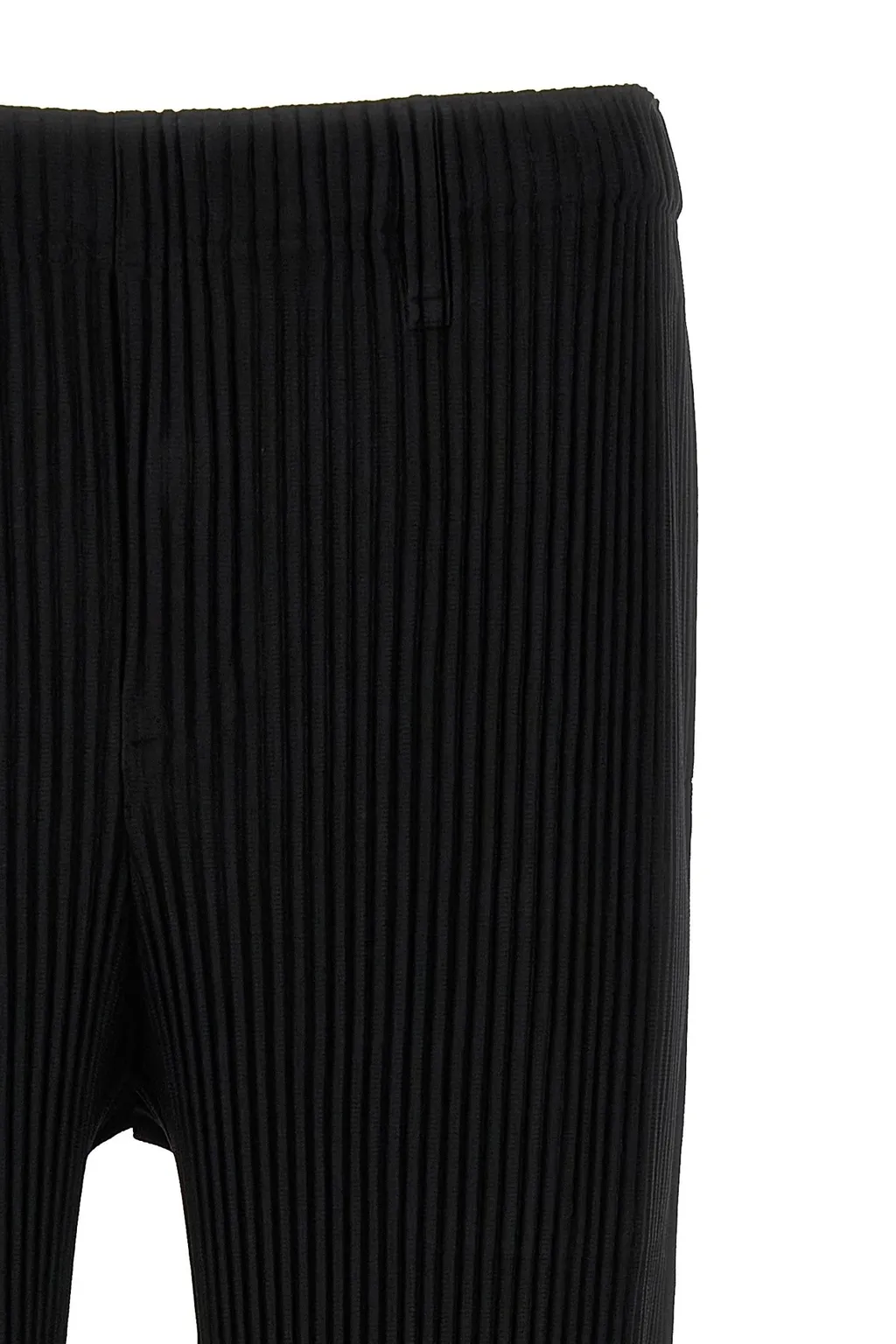 Elasticated Waistband Pleated Trousers