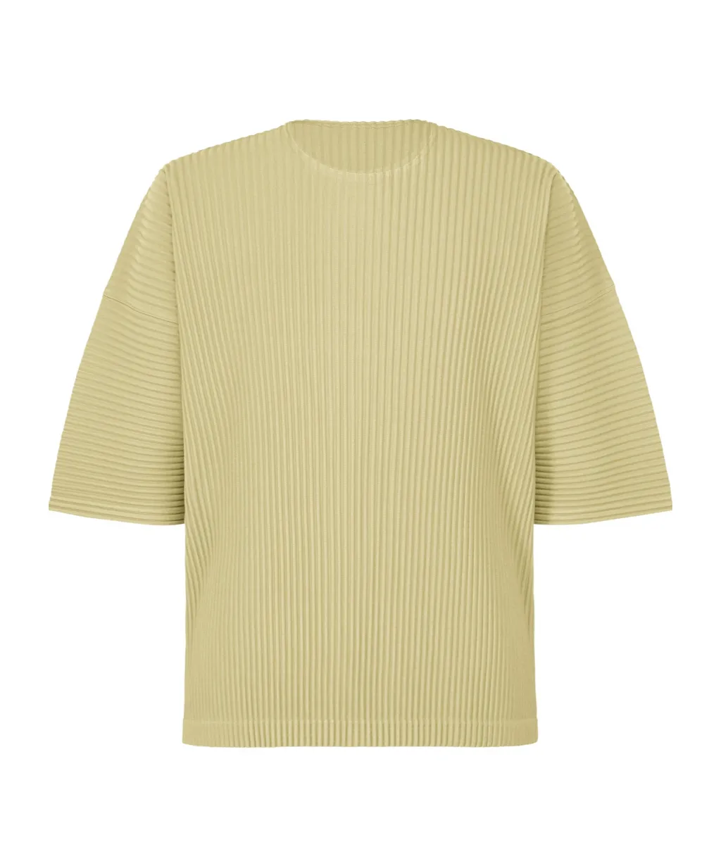 Pleated Short-Sleeve T-Shirt