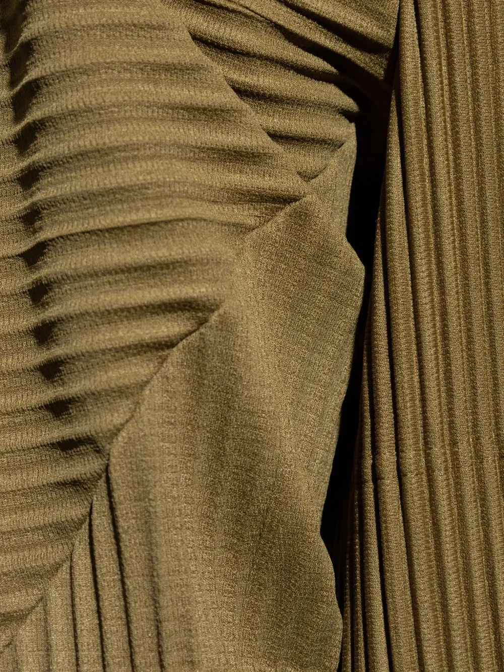 Pleated High Neck Jacket