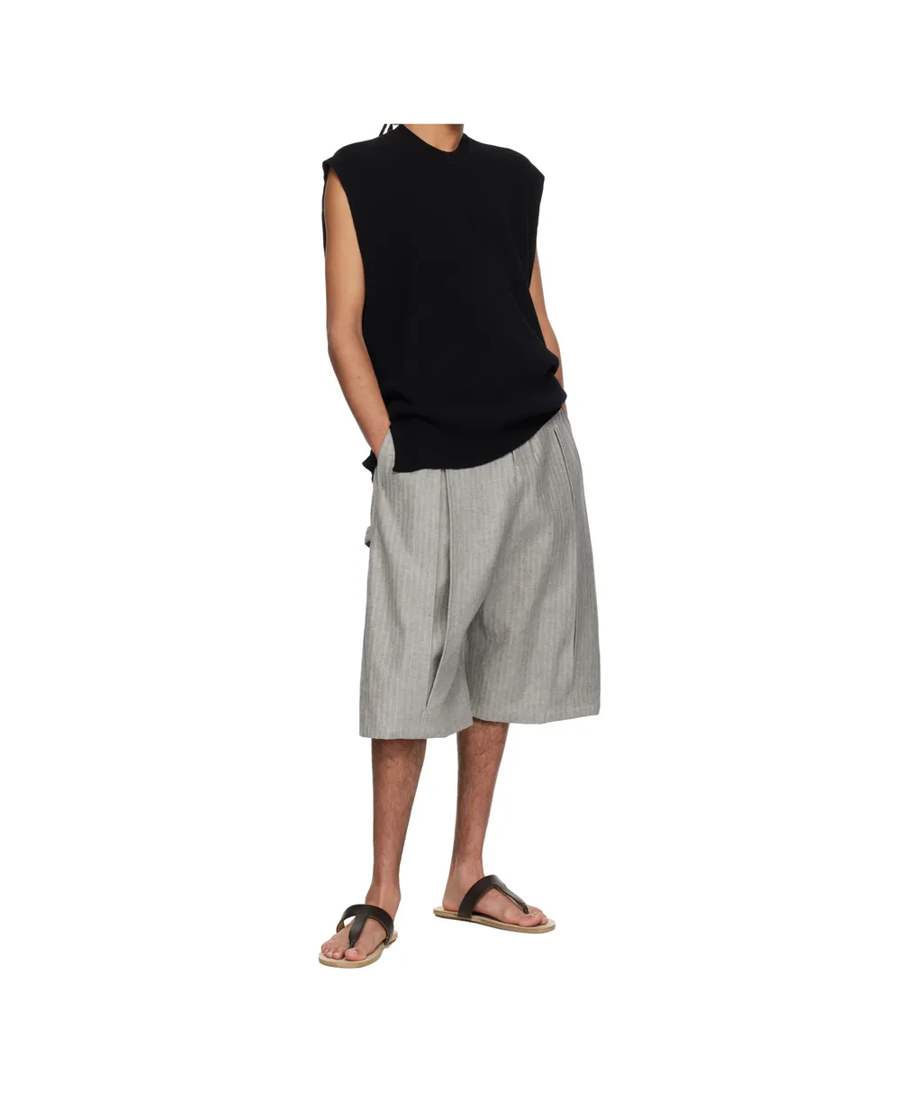 Tight Twist Cotton Knit Vest