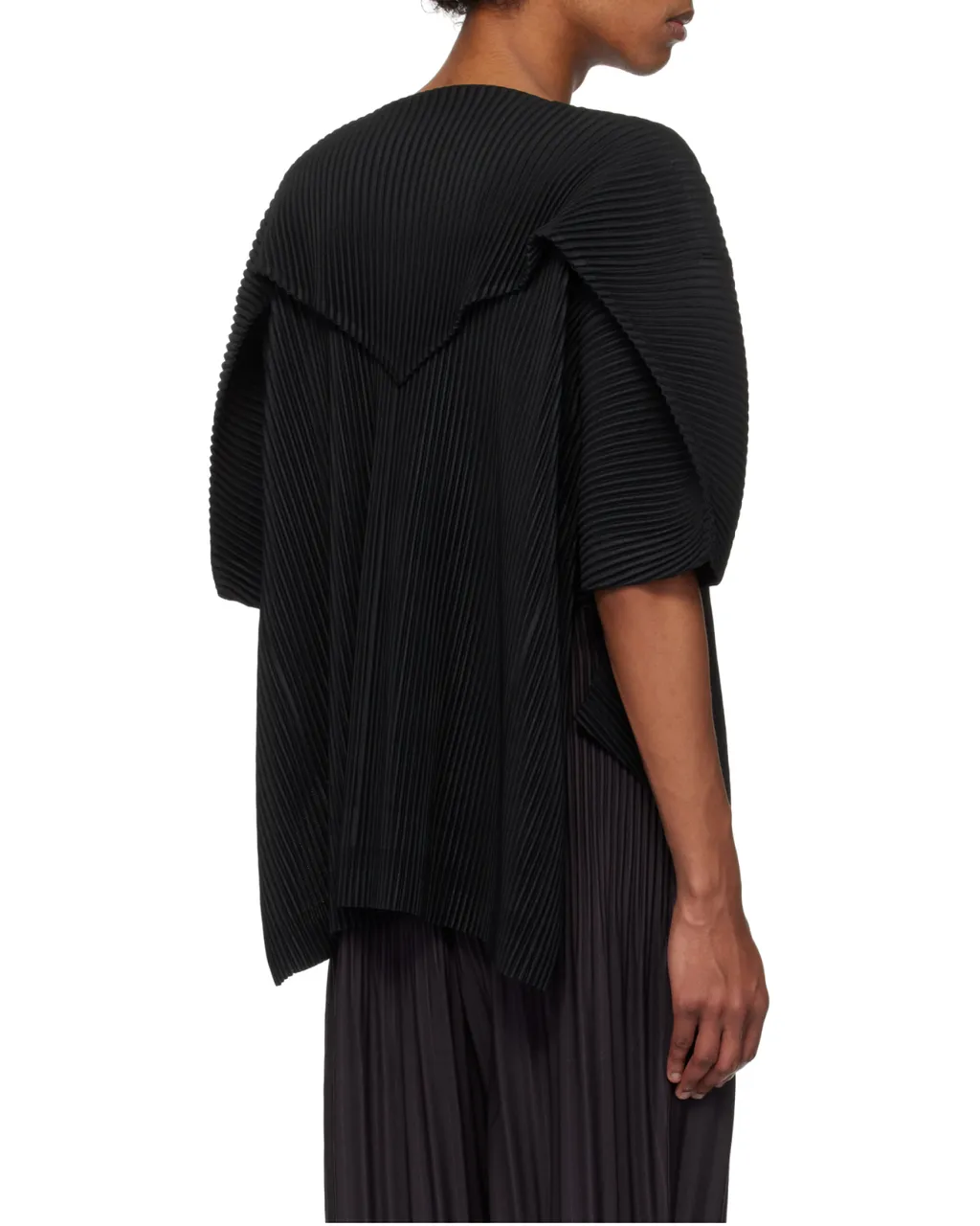Short-Sleeved Knitted T-Shirt