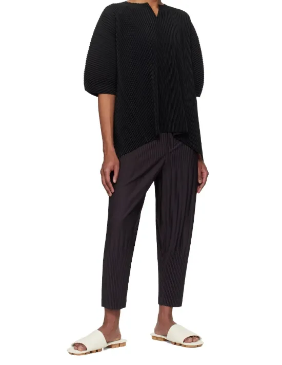 Short-Sleeved Knitted T-Shirt
