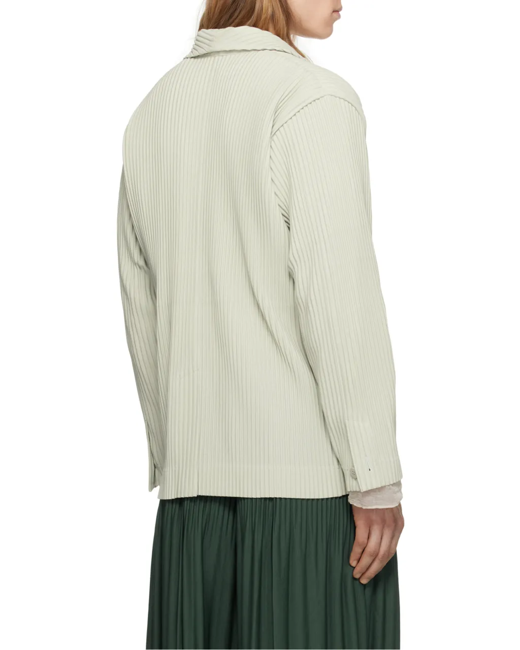 Pleated Blazer