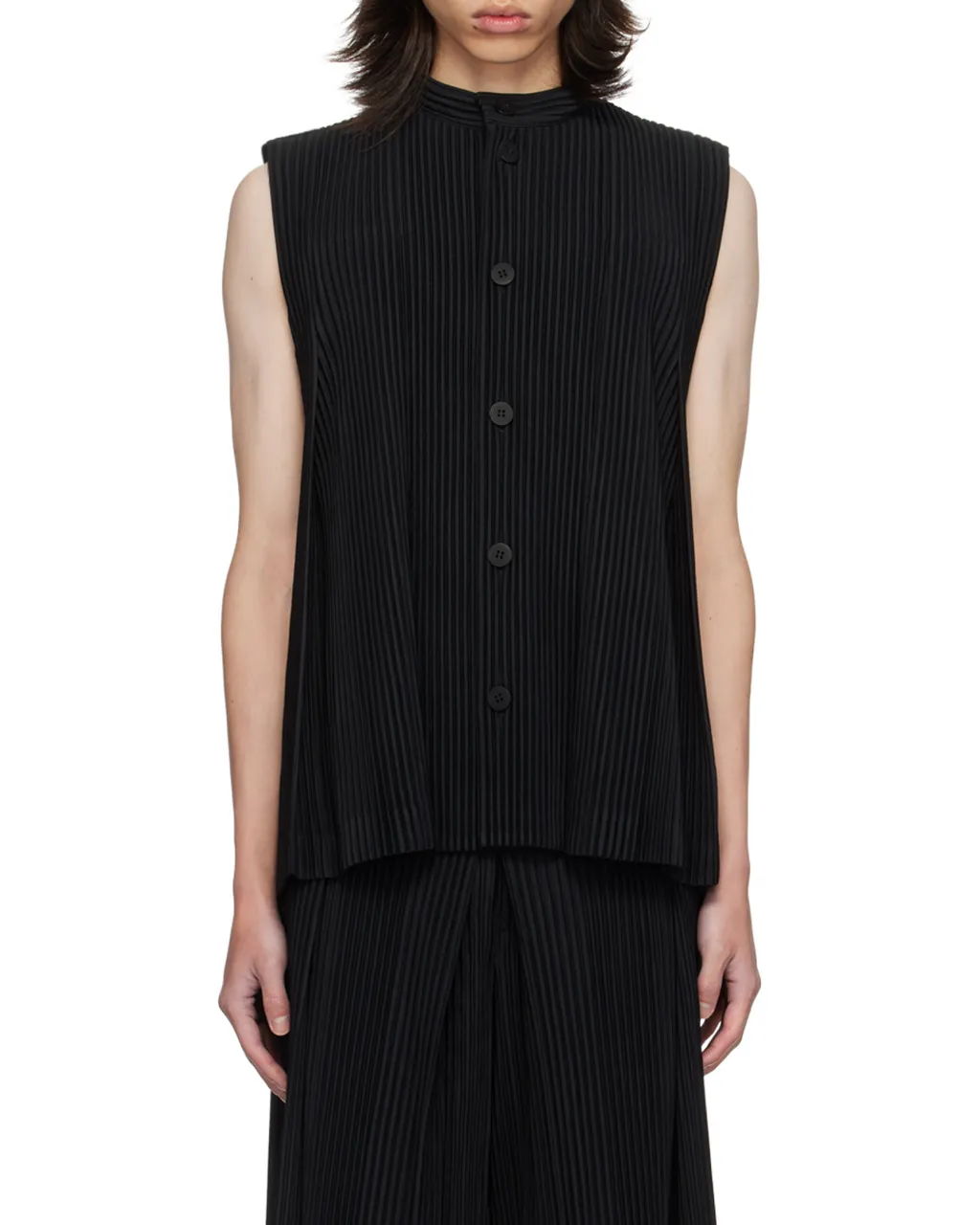 Plissé Gilet