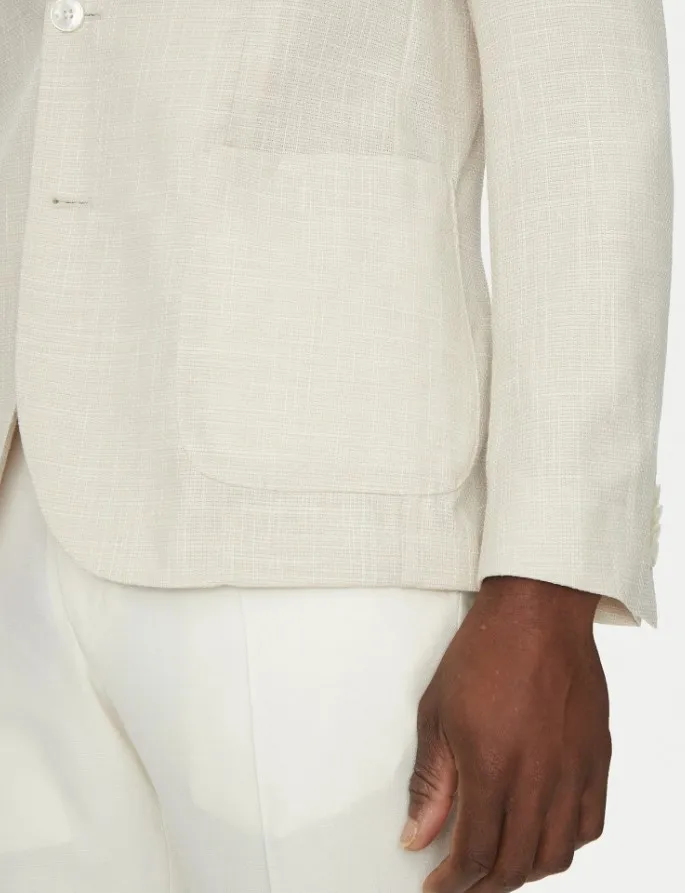 Long-Sleeved Suit Jacket