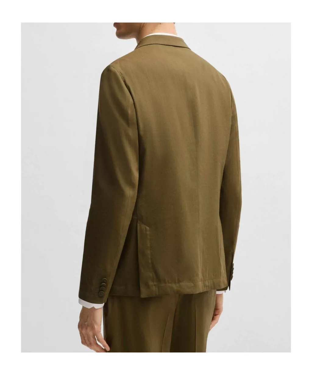 Double-Breasted Slim-Fit Blazer