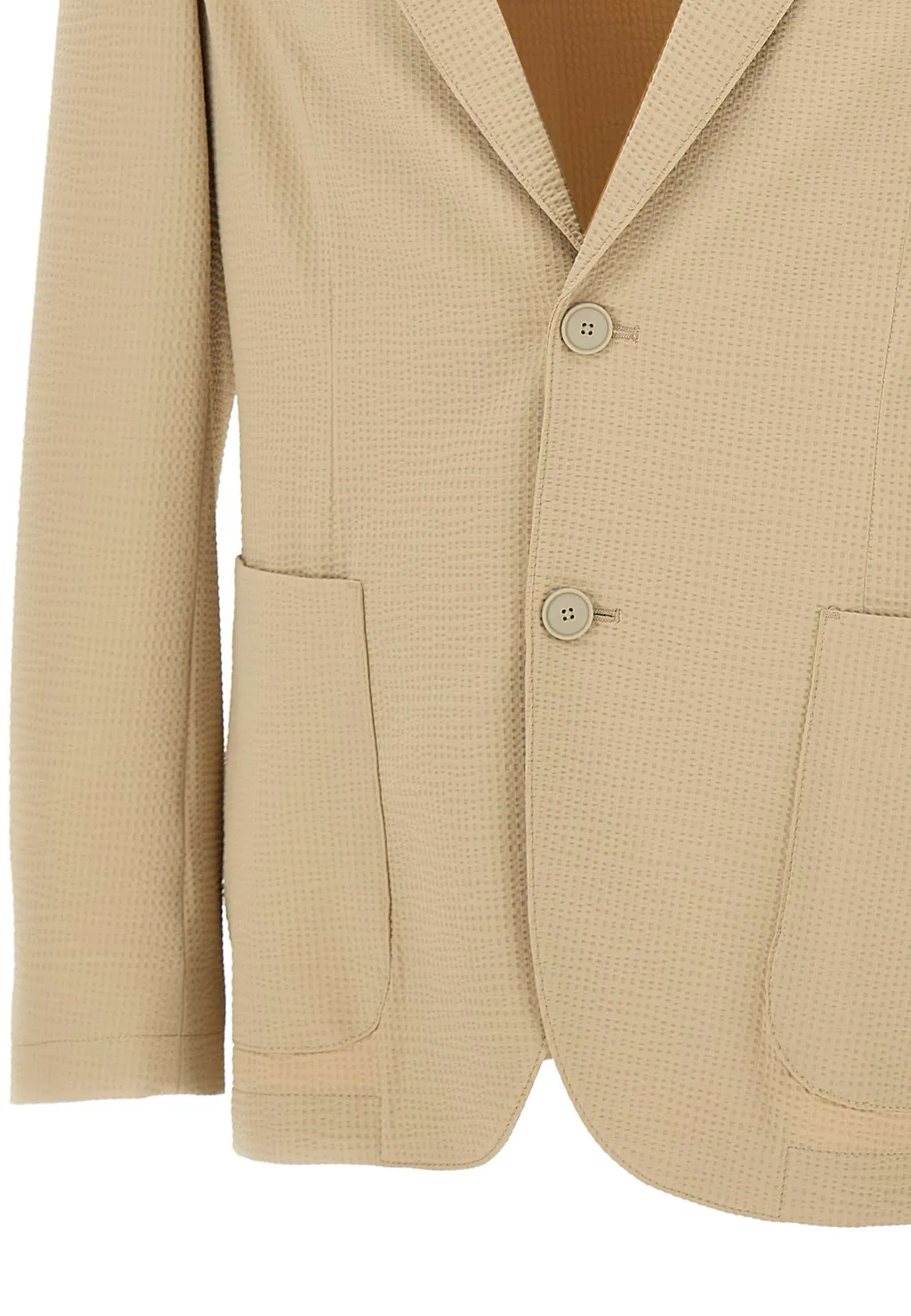 Single-Breasted Slim-Fit Jacket