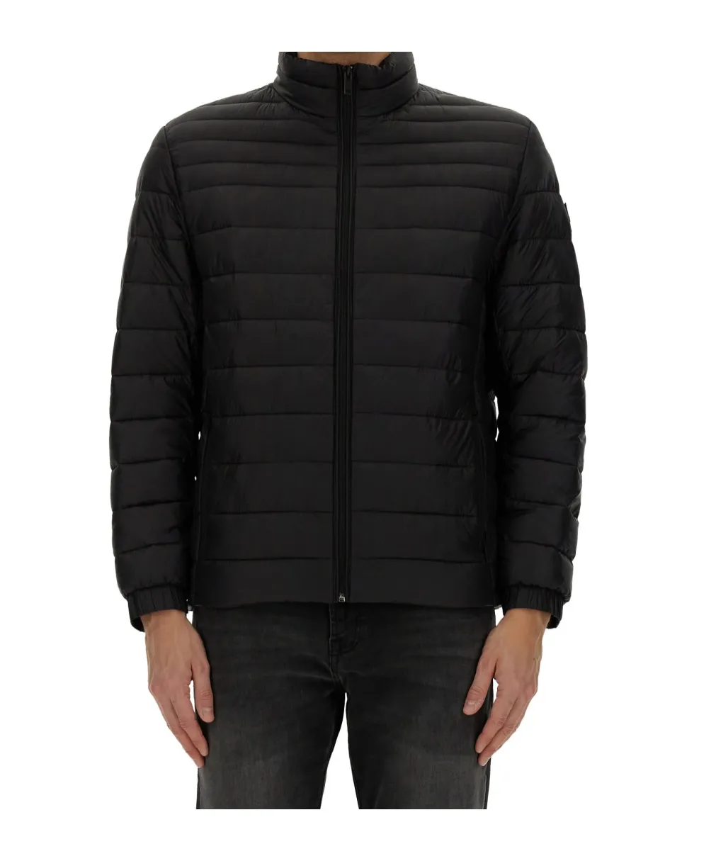 Quilted High-Neck Jacket