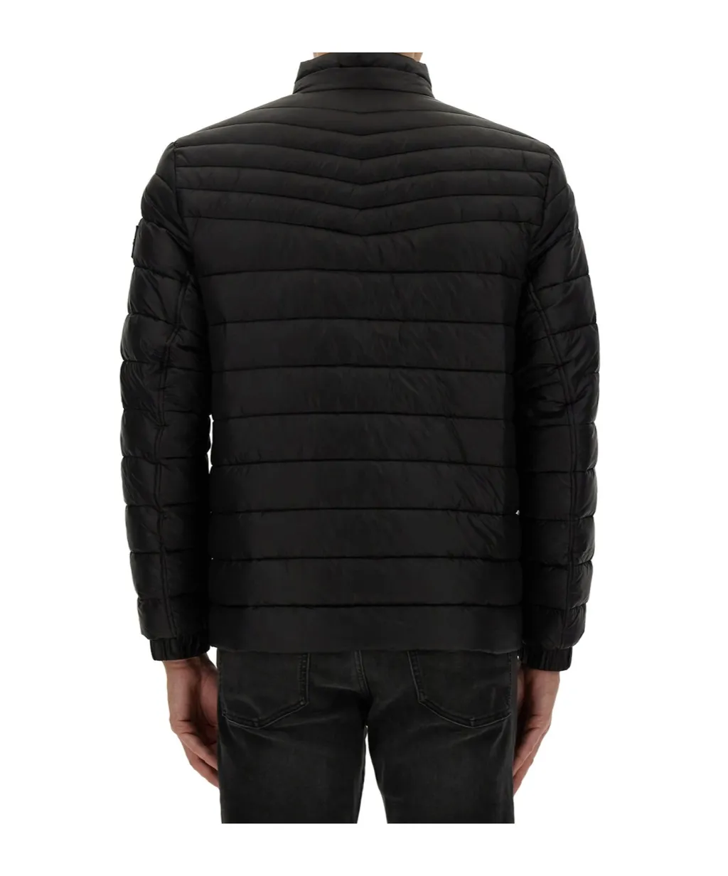 Quilted High-Neck Jacket