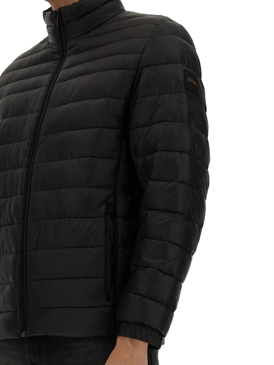 Quilted High-Neck Jacket