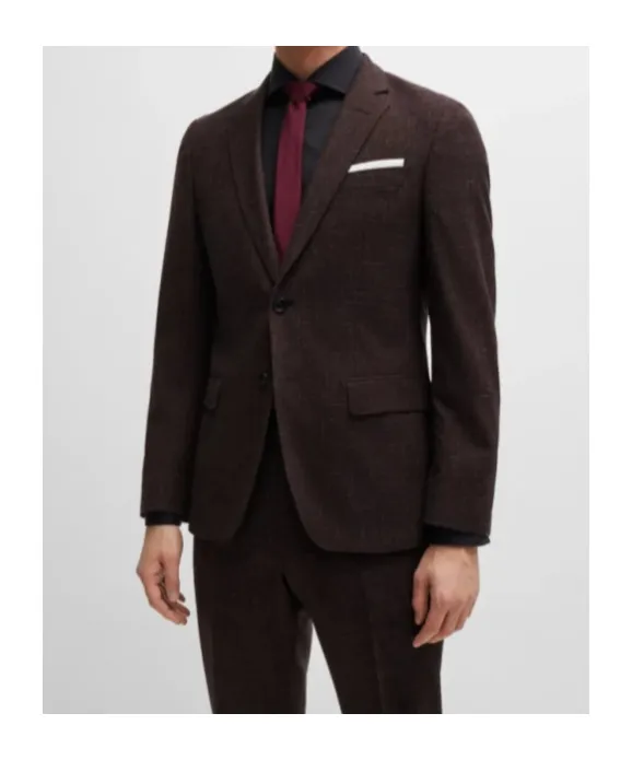 Long-Sleeved Suit Jacket
