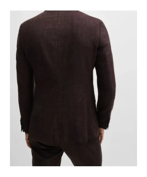 Long-Sleeved Suit Jacket